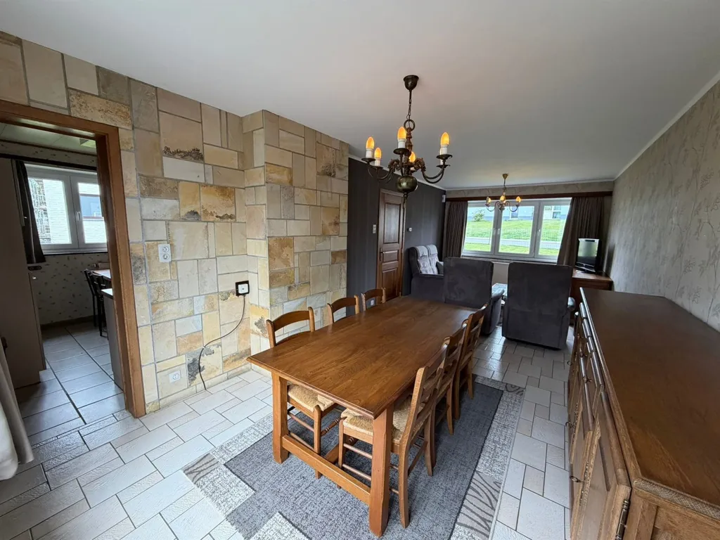 Dining Room - Half-Open House with Garden in Bastogne