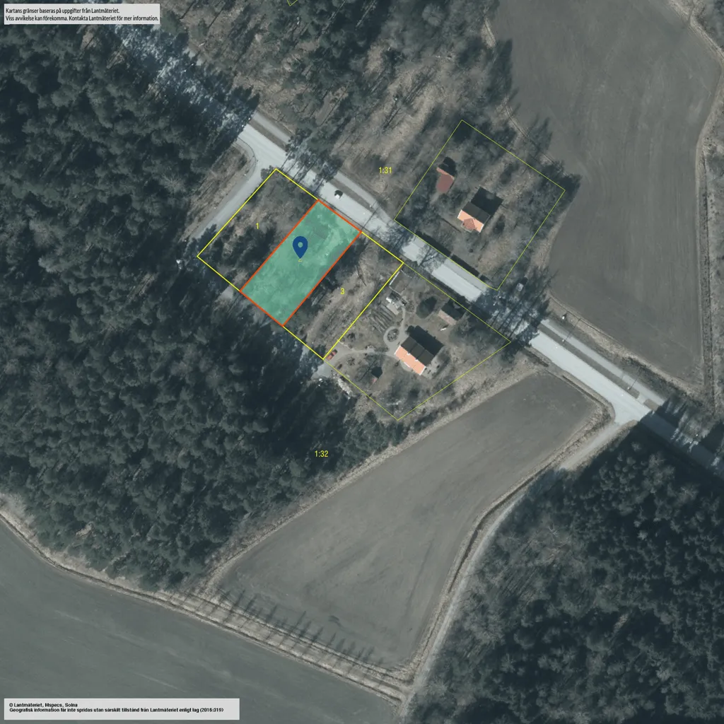 Vue aérienne - Plot with Sea Proximity in Nyköping