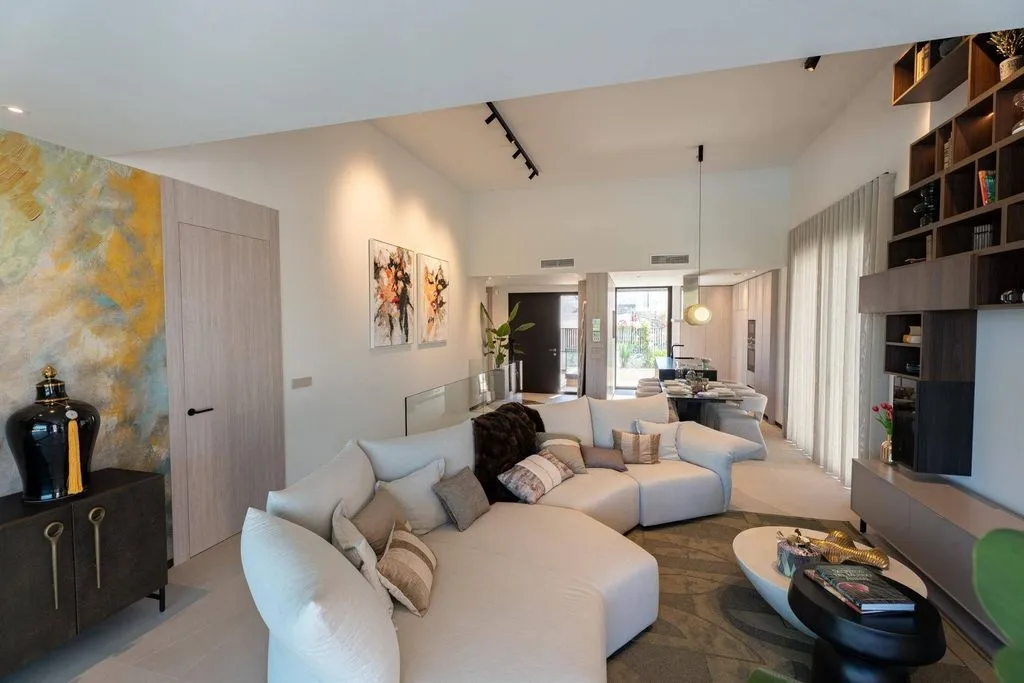 Living Room - New Build Villa with Pool in Algorfa