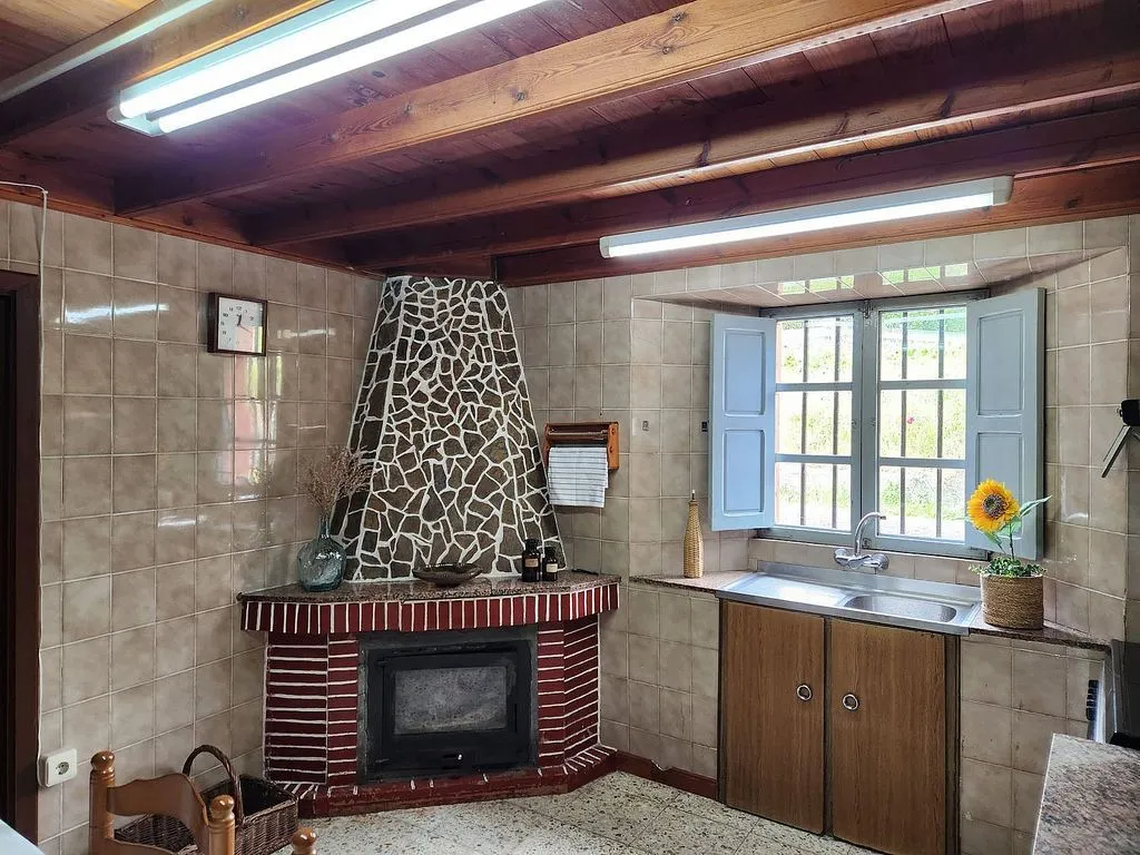 Cuisine - Country House with Terrace in Coiroa
