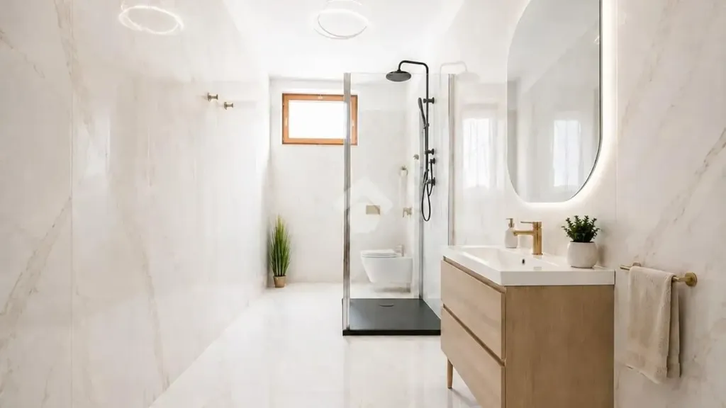 Bagni - 4-Bedroom Apartment with Balcony in San Severo