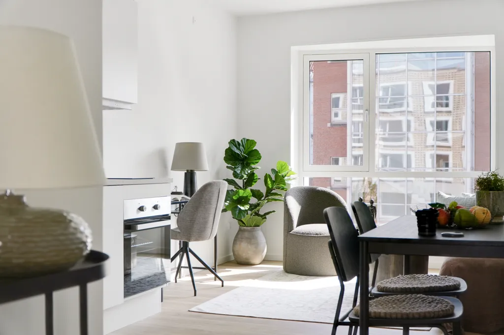 Dining Room - 1-Bedroom Apartment with Private Bathroom in Østerbro
