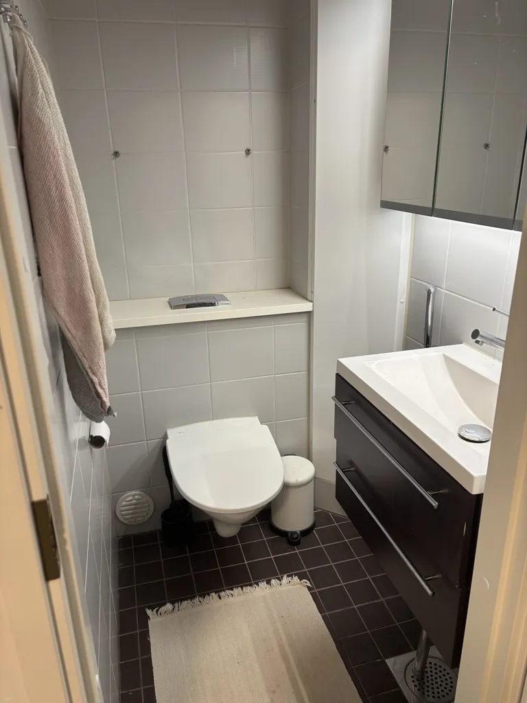 Vannitoad - Spacious Apartment with Balcony in Martinlaakso
