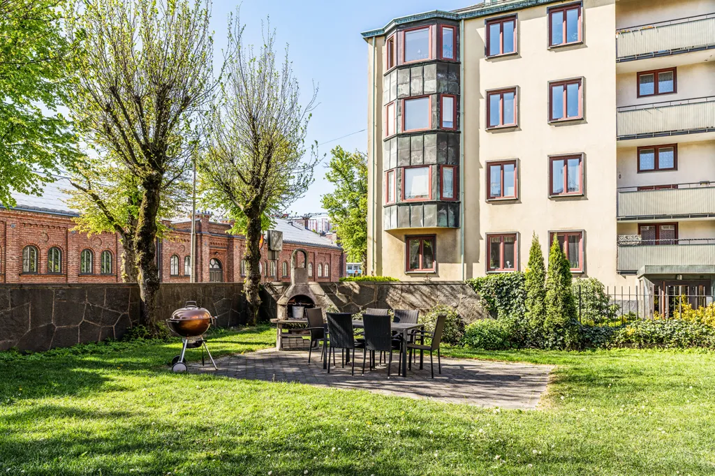 Garden - Modern Studio Flat with Park View in Gothenburg