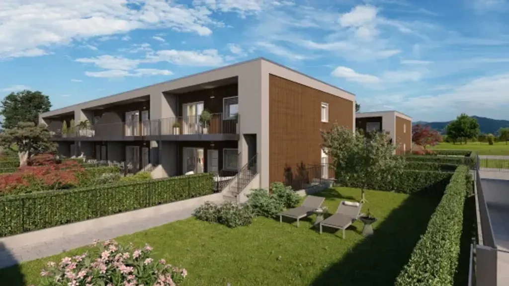 Trilocale with Private Garden in Treviolo