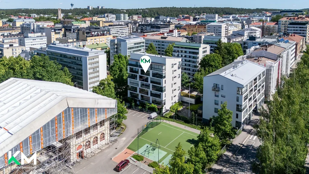 Vista aerea - Modern Flat with Private Sauna in Lahti Centre