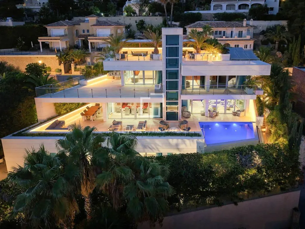 Õhuvaade - Luxury Villa with Sea View in Altea Hills