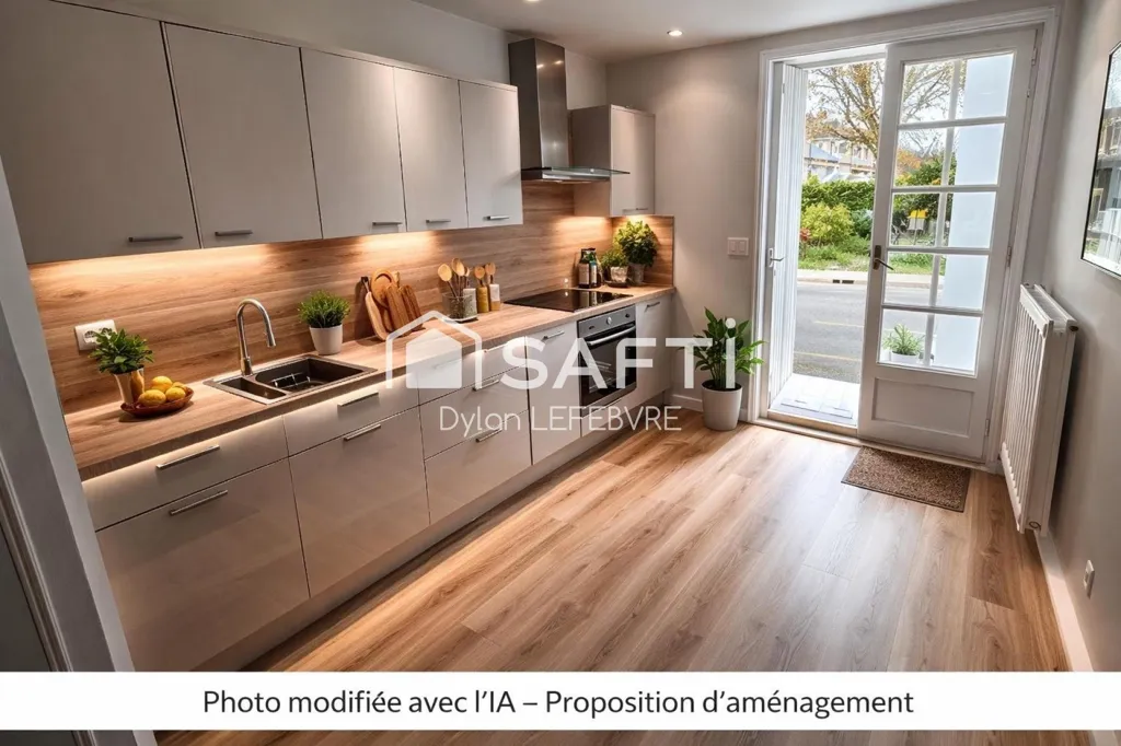 Cucina - Semi-Detached House with Garage in Thuré Centre