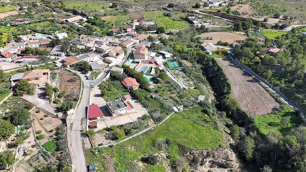 Vista aerea - Rustic House with Pool in Galifa