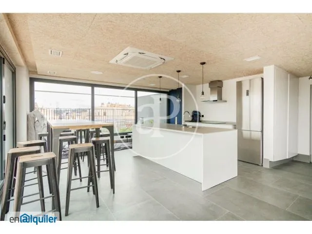 Köök - Modern Flat with Pool in Arganzuela, Madrid