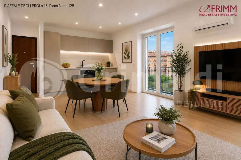 Soggiorno - Modern Bungalow with Balcony in Rome