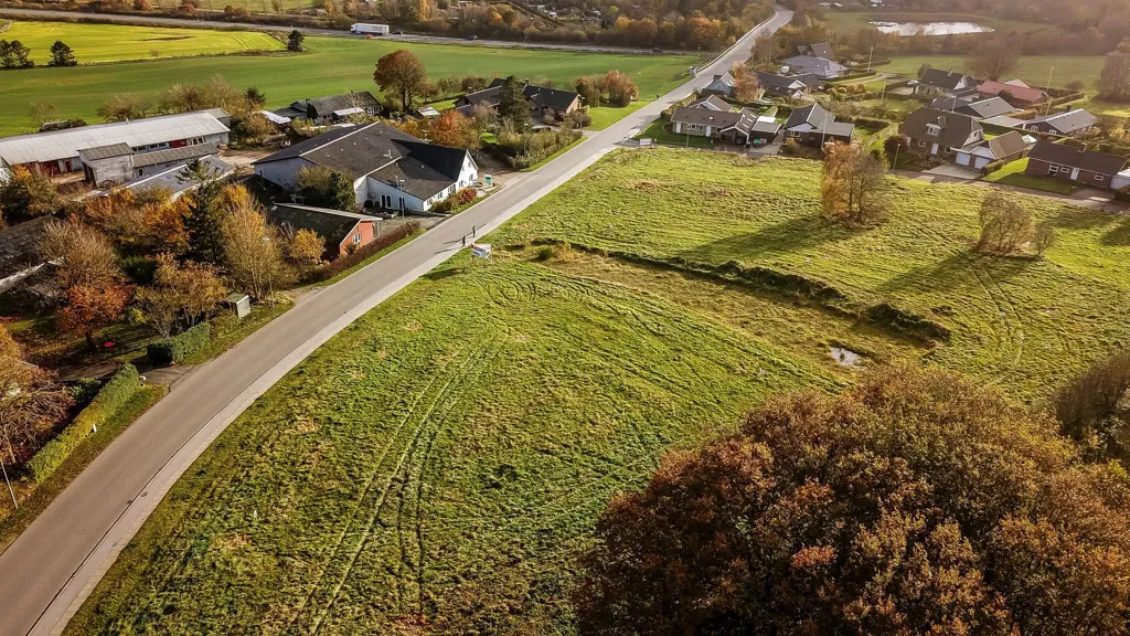 Vista aerea - Year-Round Plot with 4G Coverage in Skive