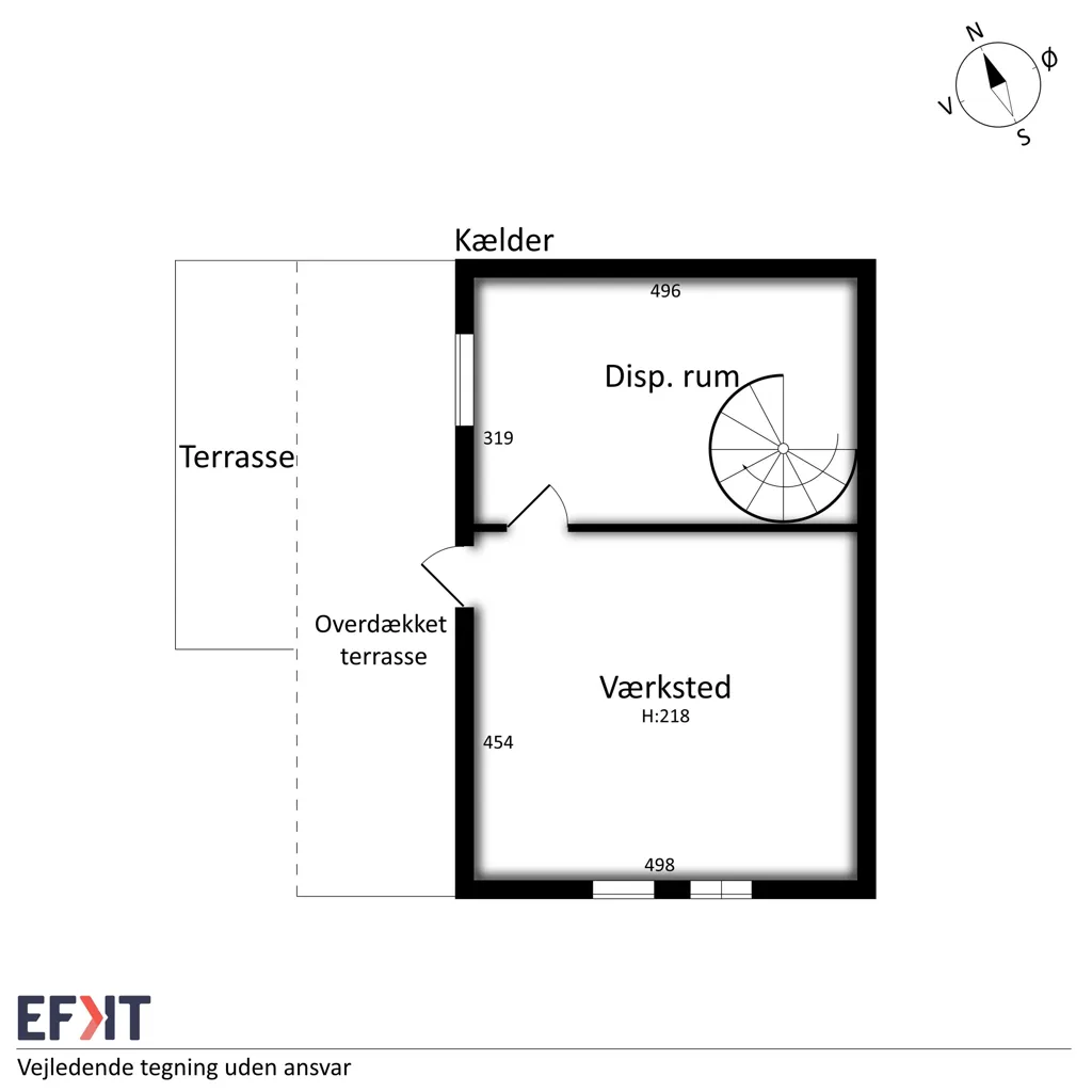 Plan - Spacious Villa with Garden near Strand in Struer
