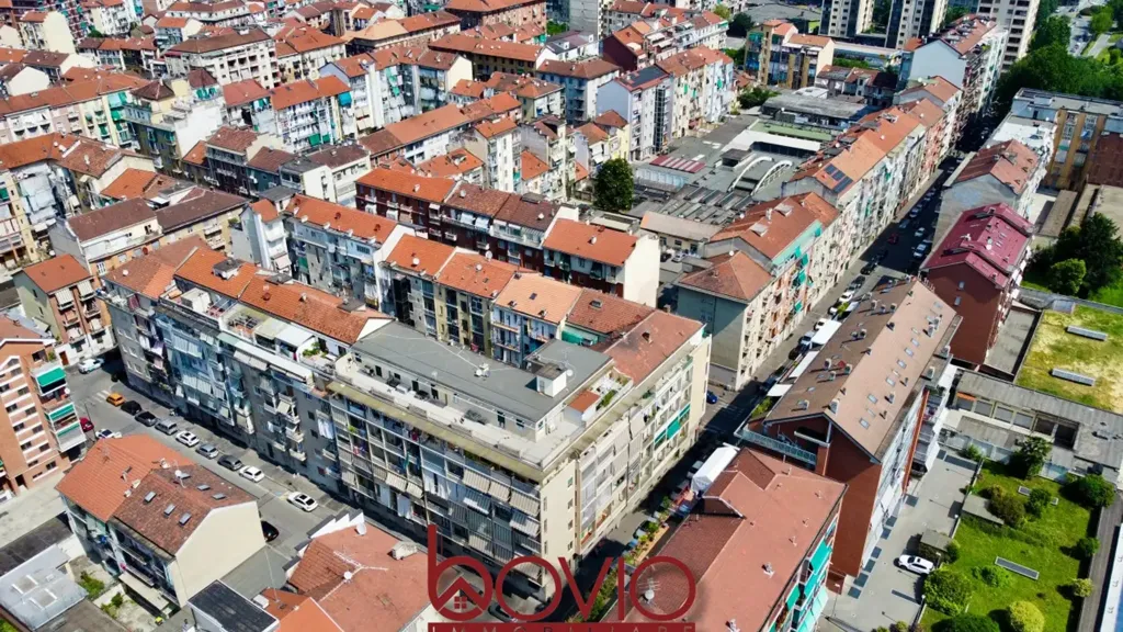 Vue aérienne - Apartment with Balcony in Barriera Milano, Turin