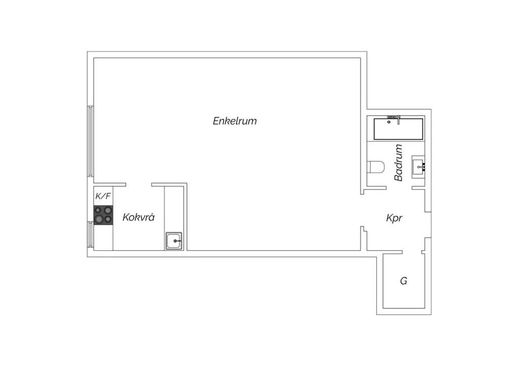 Plan - Apartment with Sea View in Ribersborg