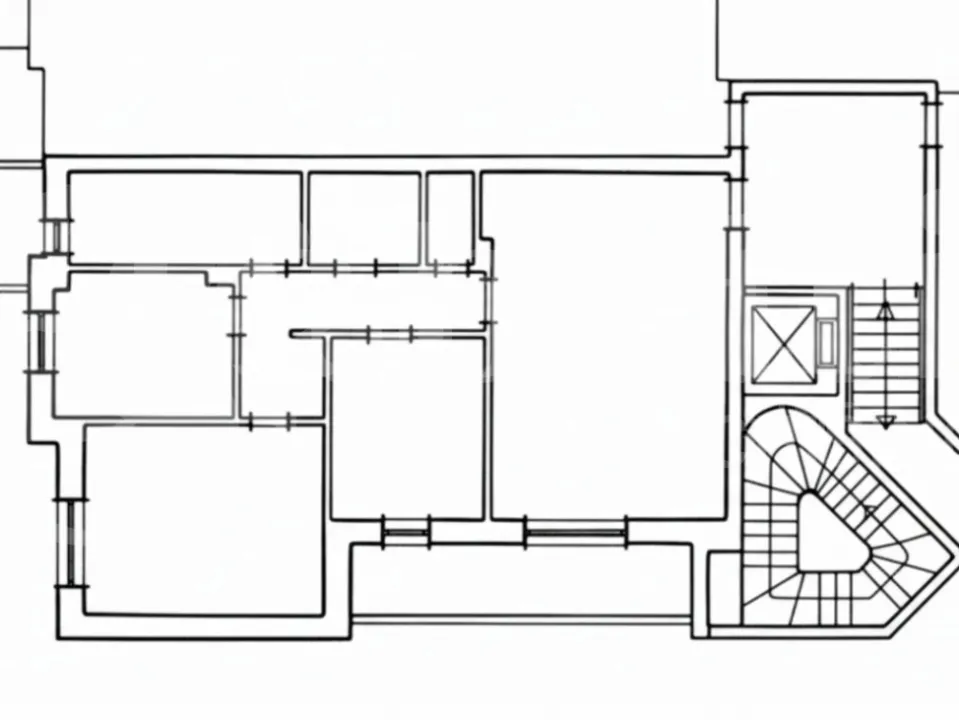 Plan - Modernised Apartment with Balcony in Monza