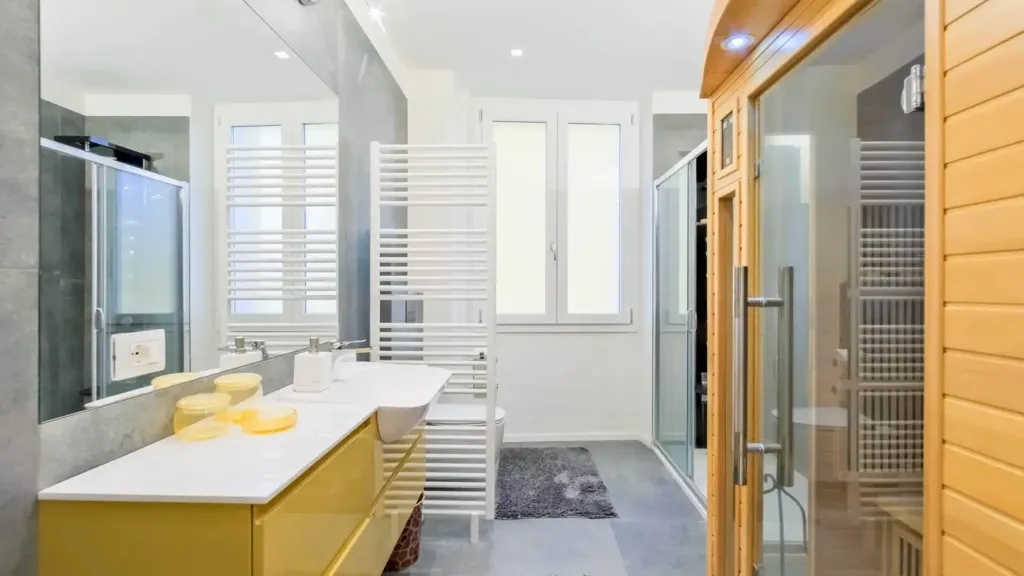 Salles de bain - Rustic-Style Apartment with Historic View in Florence