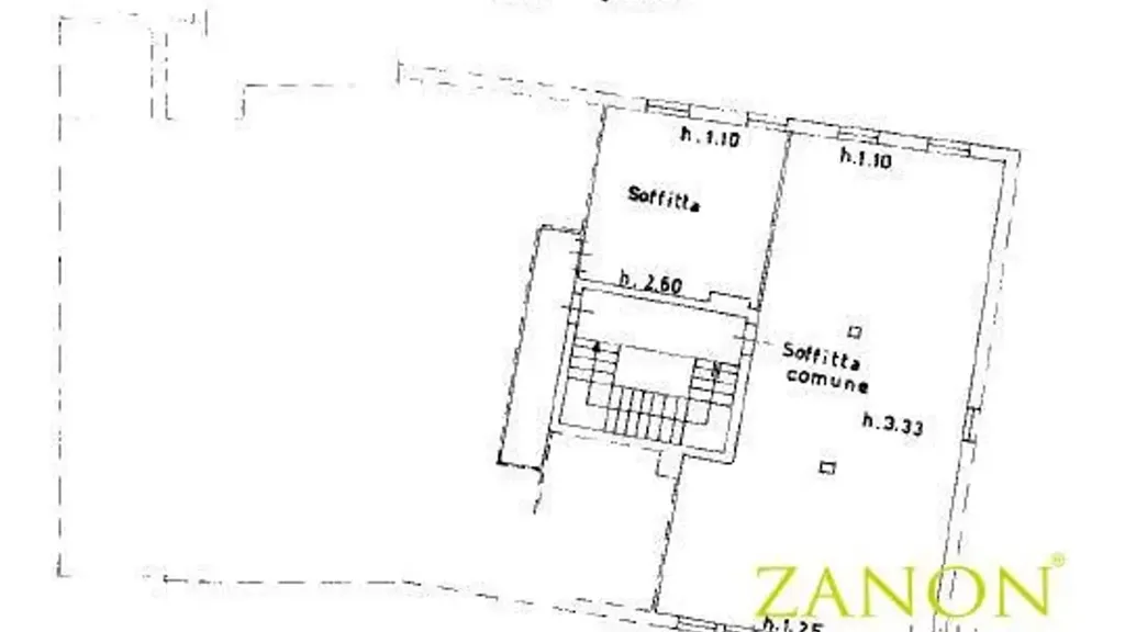Plano - Attico with Terrace in Central Gorizia