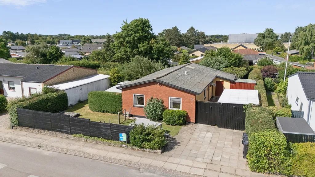 Vista aerea - Villa with Private Garden in Haslev