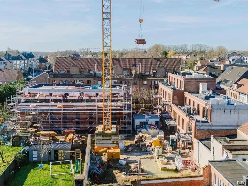 Vue aérienne - Maison à vendre à Temse