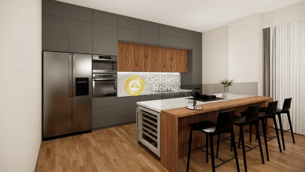 Köök - Apartment with Balcony in Kallithea Centre