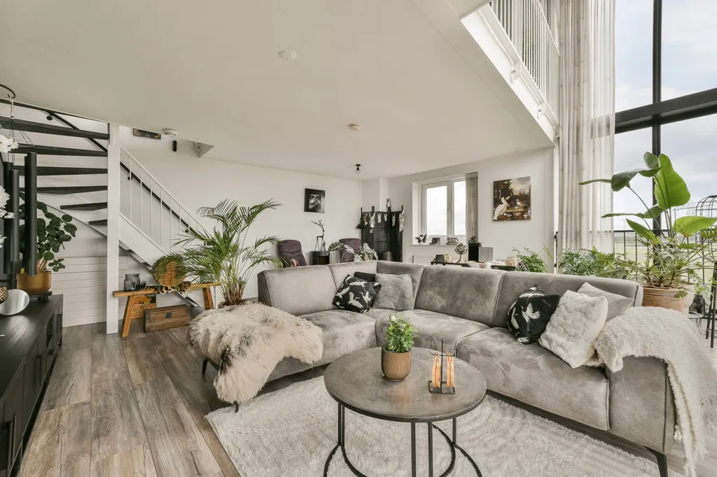 Séjour - Modern Maisonnette with Panoramic View in Almere