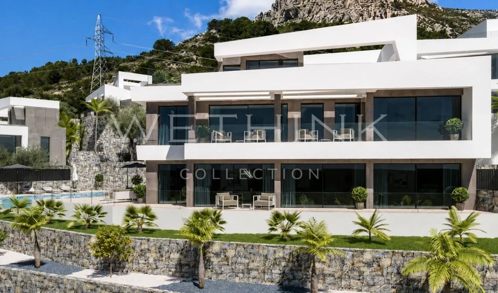 Piscine - Luxury Villa with Sea View in Calpe