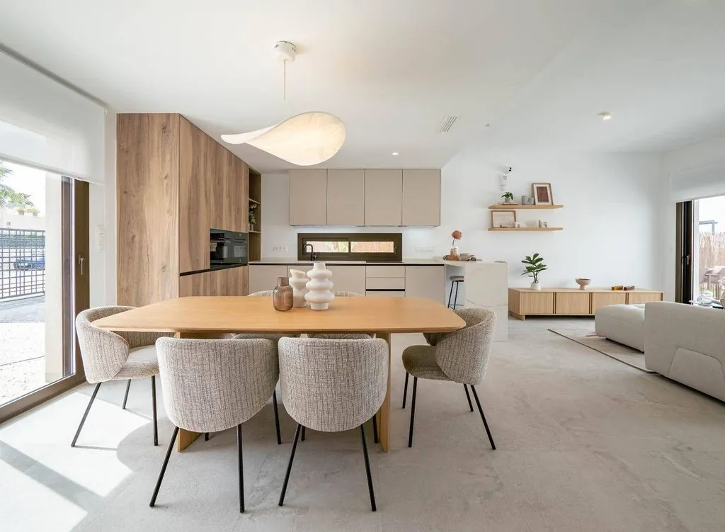 Dining Room - New-Build Villa with Pool in Algorfa