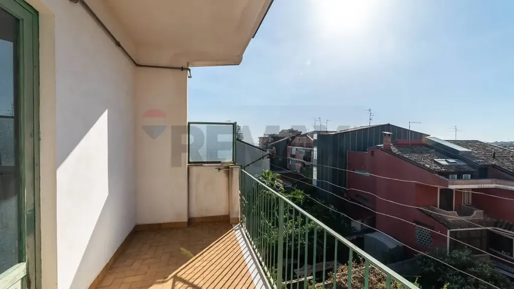 Balcony - Two-Level Apartment with Sea View in Aci Catena