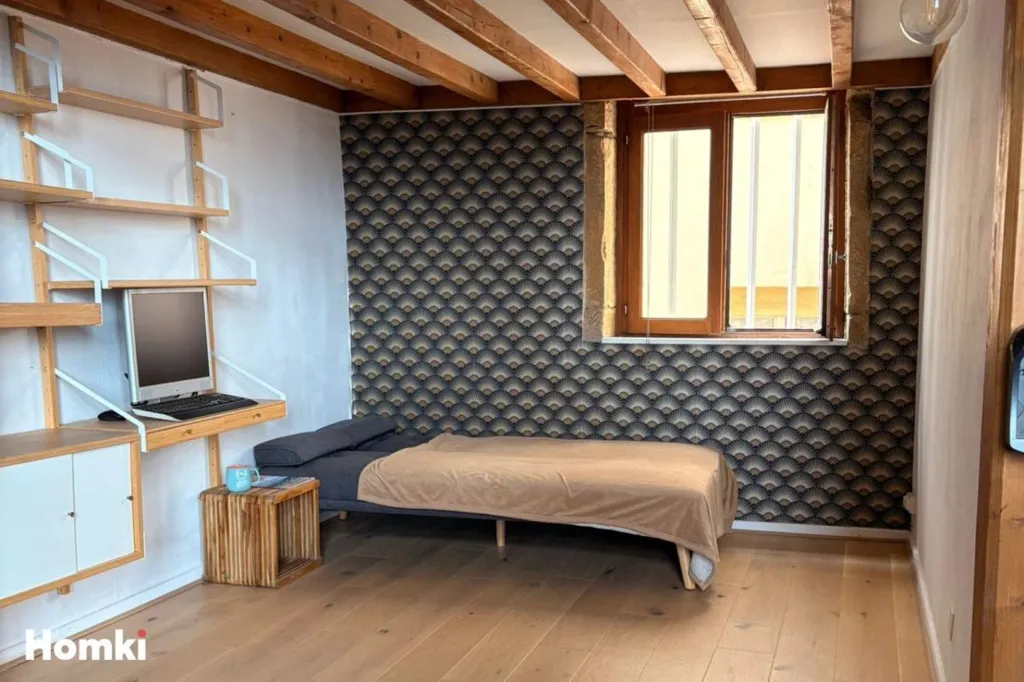 Chambres - Appartement Duplex avec Vue Panoramique à Lyon 1er