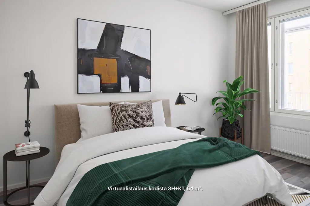 Chambres - Apartment with Balcony in Myyrmäki, Vantaa