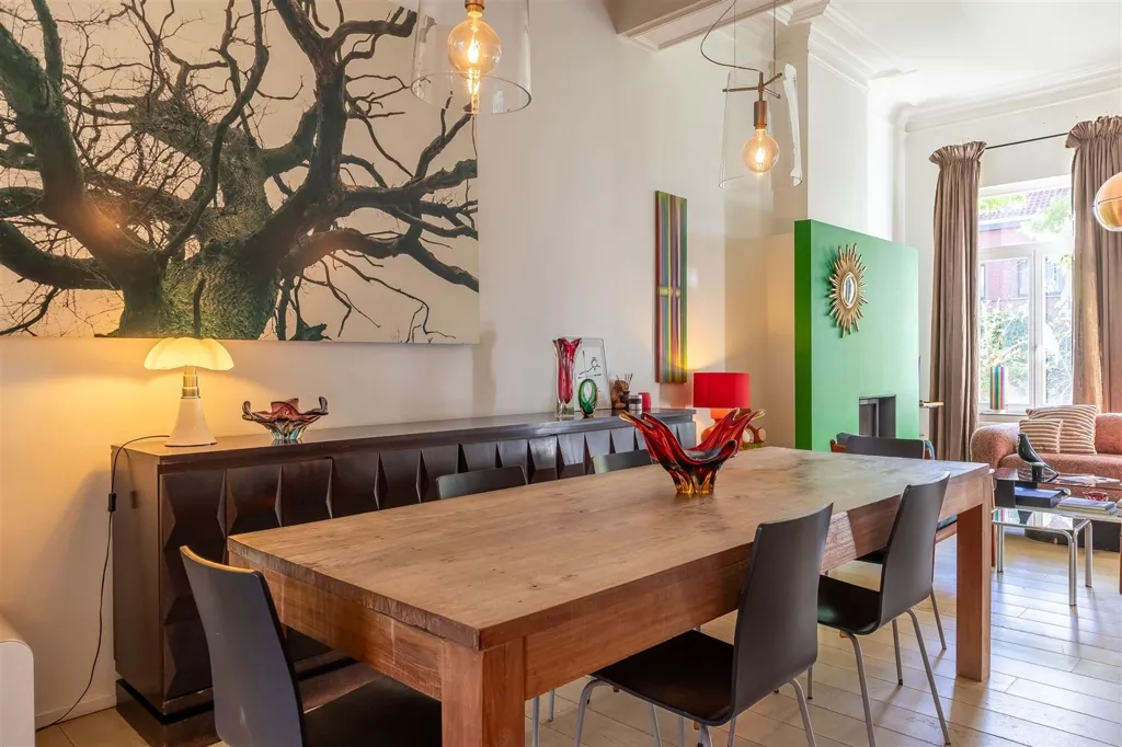 Salle à manger - Maison de maître avec charme authentique à Uccle