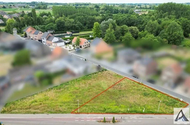 Õhuvaade - Open Building Plot with Garden in Bilzen