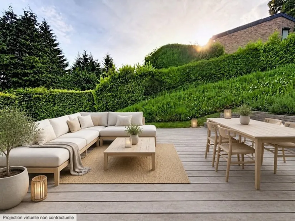 Terrasse - Maison d'Architecte avec Terrasse à Céroux-Mousty