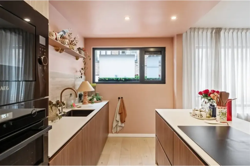 Cuisine - Appartement Rénové avec Terrasse à Kontich
