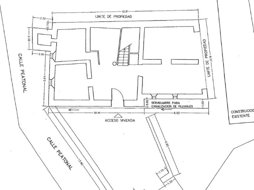 Plan - Two-Storey Chalet with Patio in Molino de Razón