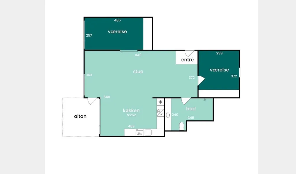 Plaan - Central Apartment with Balcony in City Centre
