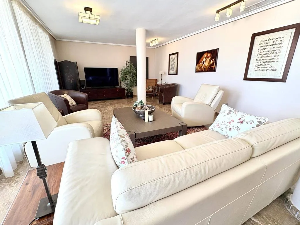 Living Room - Luxury Penthouse with Pool in Playa de San Juan