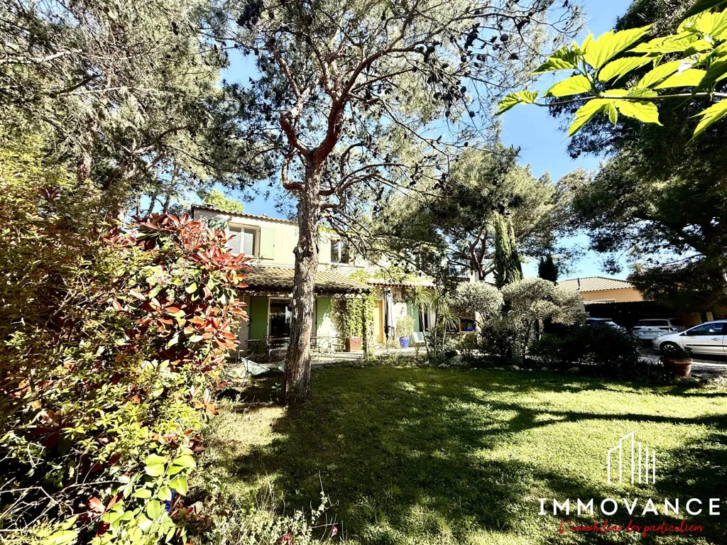 Jardin - Bastide avec Piscine à Lignan-Sur-Orb