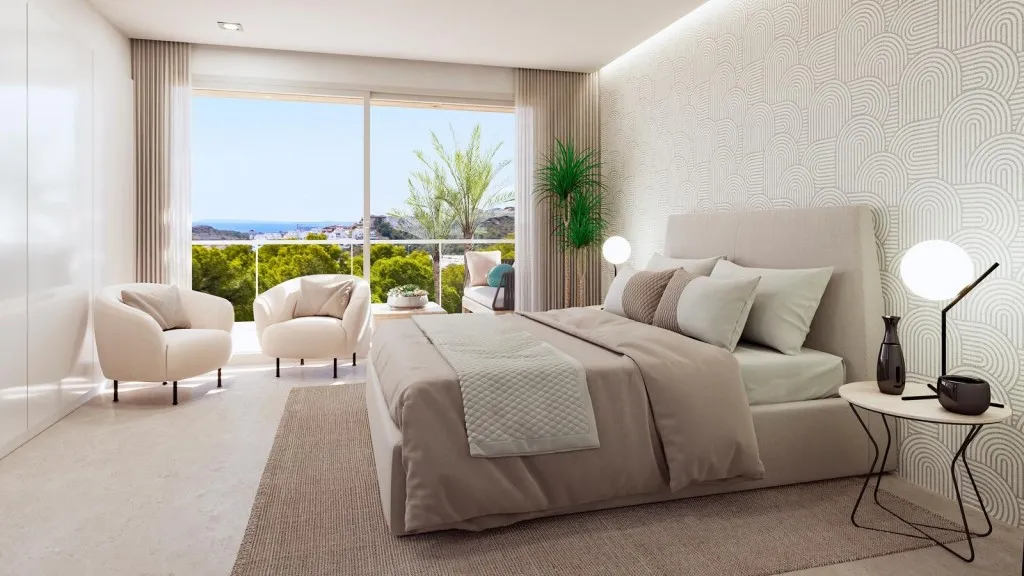 Chambres - Residential Complex with Sea Views in Finestrat