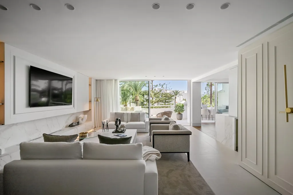 Séjour - Penthouse Duplex with Sea View in Marbella