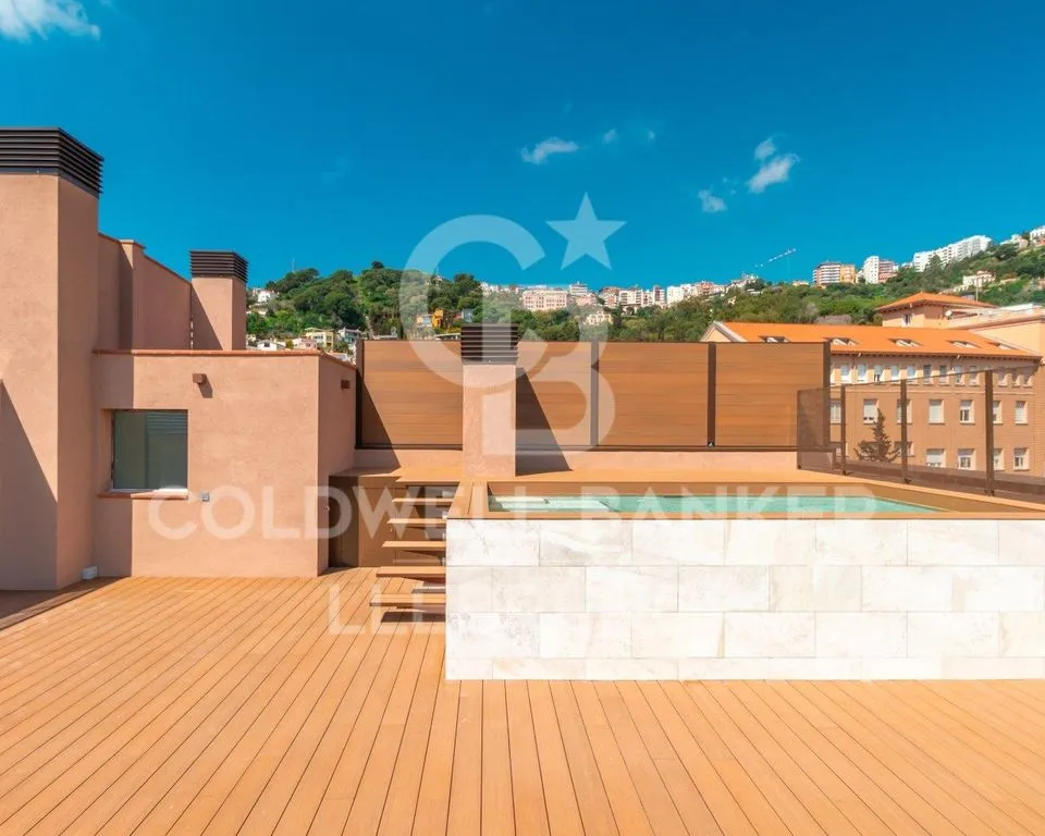 Terrasse - New Build Penthouse with Terrace in Vallvidrera