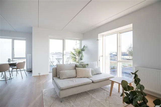 Living Room - Apartment with Balcony in Aalborg East