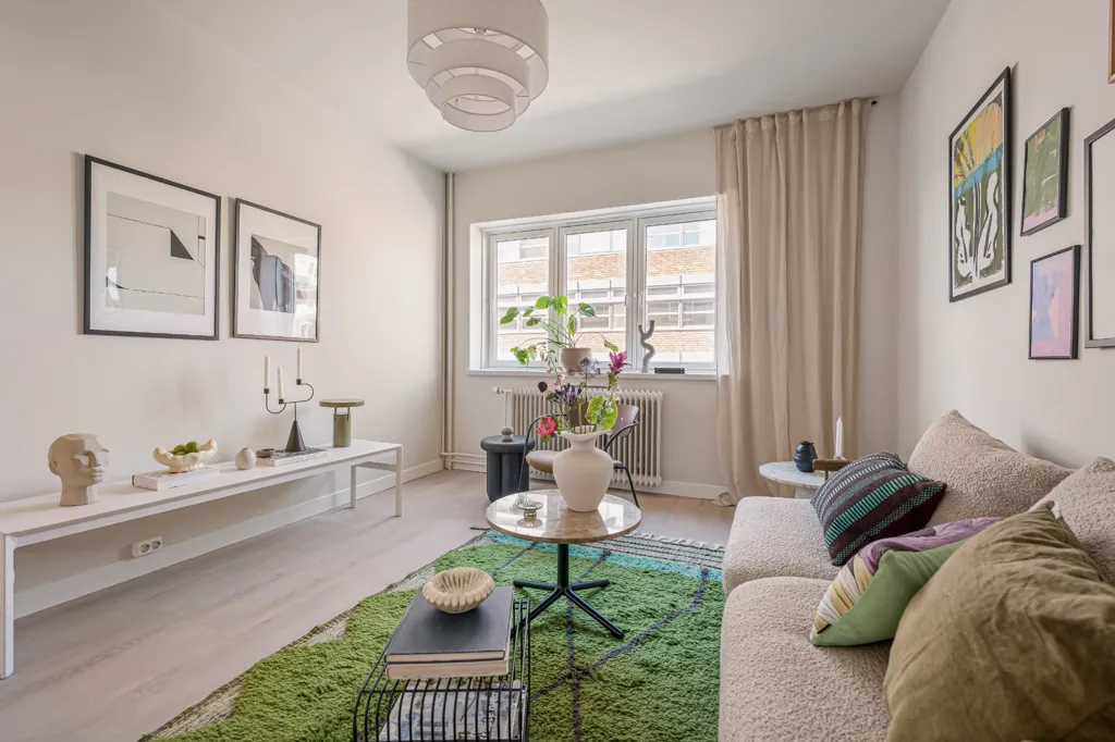 Séjour - Modernised Corner Flat with Central Location in Oslo