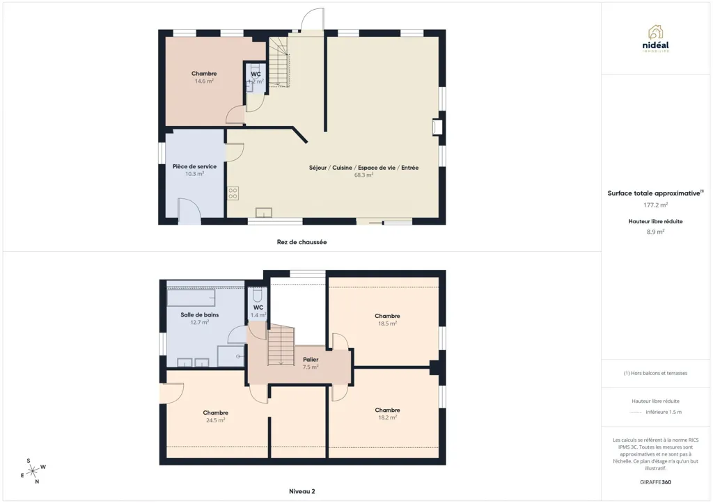 Plan - Pavillon Individuel avec Jardin à Boussois