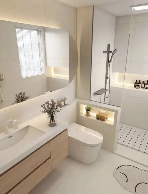 Salles de bain - Duplex Luxueux avec Terrasses à Belleville, Paris