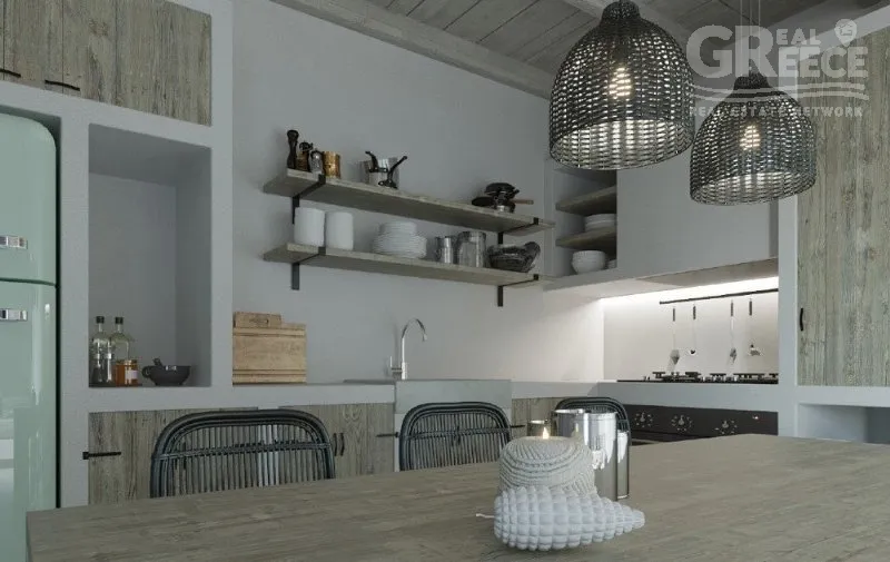 Cuisine - Apartment with Sea View in Naxos