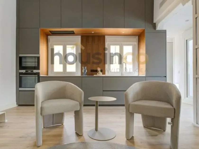 Kitchen - Modern Penthouse with Central Madrid Views