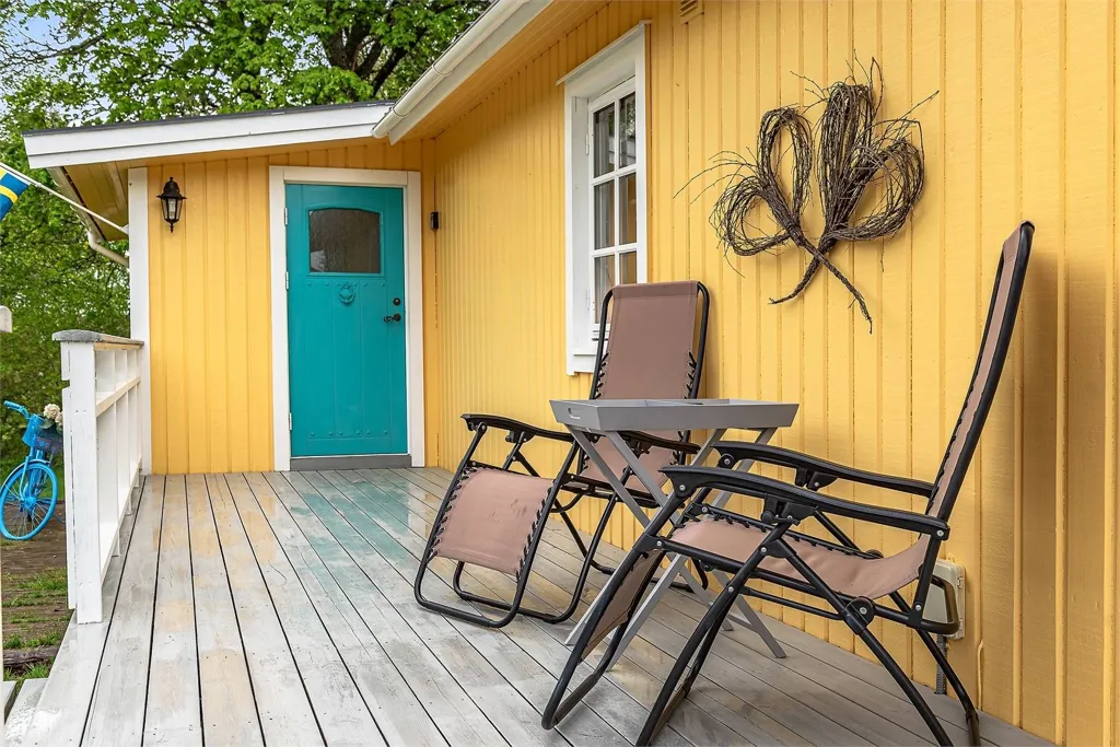 Terrasse - Cottage with Large Garden in Sparsnäs