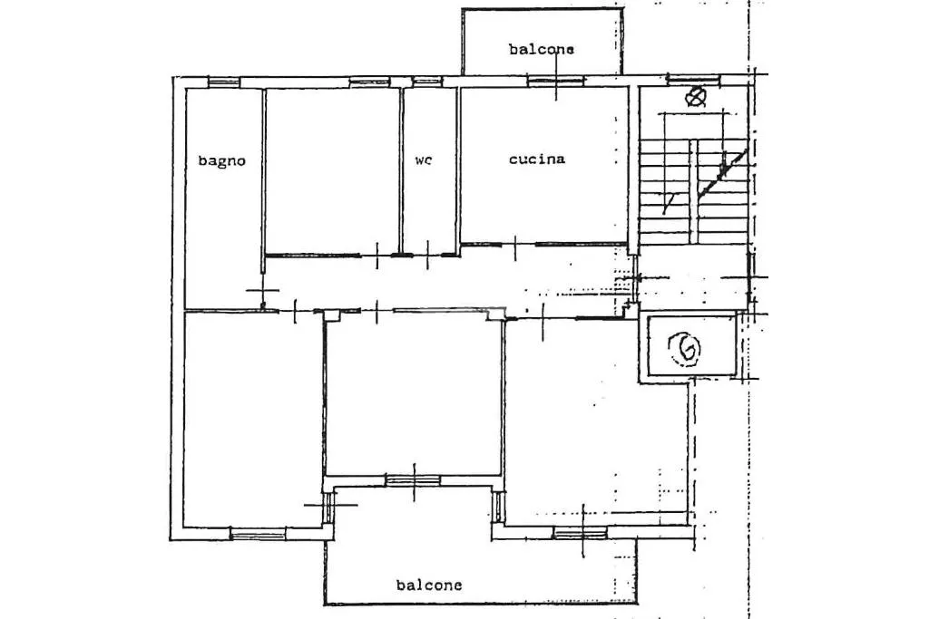 Planimetria - Apartment with Balcony in Fondi